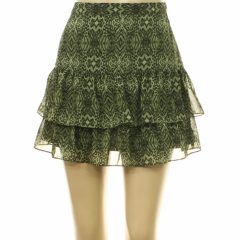 H&M mintás khakizöld szoknya