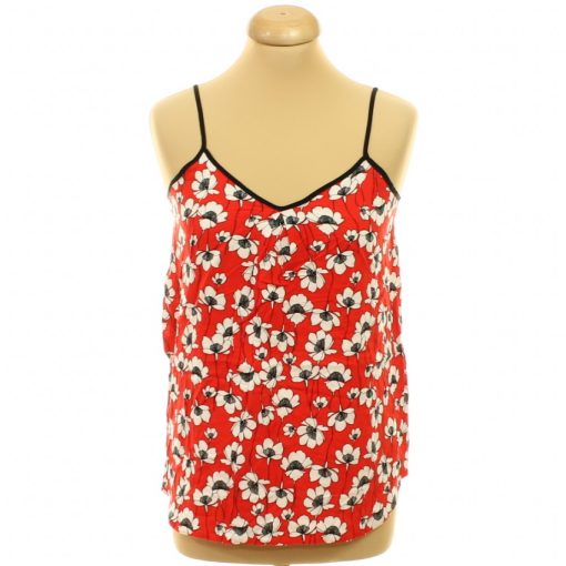 Dorothy Perkins virágmintás piros felső