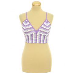 Divided horgolt top
