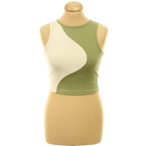 Shein khakizöld top