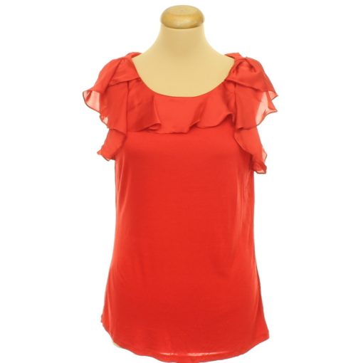 H&M fodros piros felső