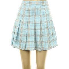 New Look kockás világoskék szoknya
