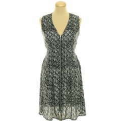 H&M mintás fekete ruha