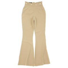 Vesper púder színű díszgombos nadrág