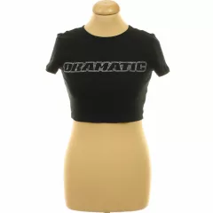 Divided strasszos fekete top