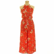 Boohoo virágmintás piros overál