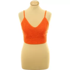 Primark narancssárga horgolt top