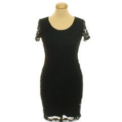 H&M fekete csipke ruha
