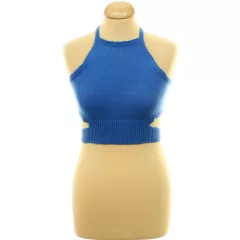 Shein kék kötött top