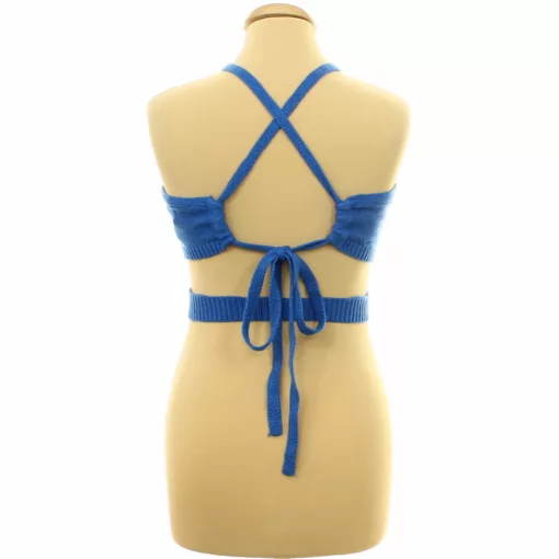 Shein kék kötött top