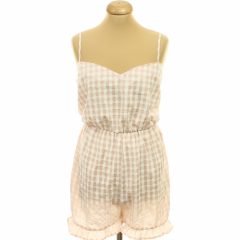 Dorothy Perkins kockás rózsaszín overál