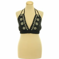 Shein hímzett fekete top