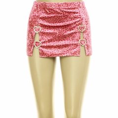 Shein strasszköves bársony miniszoknya