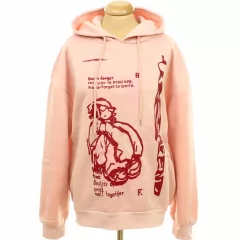 Shein mintás rózsaszín pulóver