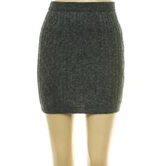 F&F szürke kötött szoknya