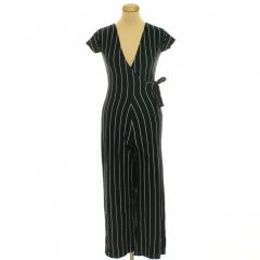 Jennyfer csíkos fekete overál