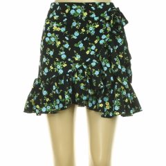 Boohoo átlapolt virágmintás szoknya