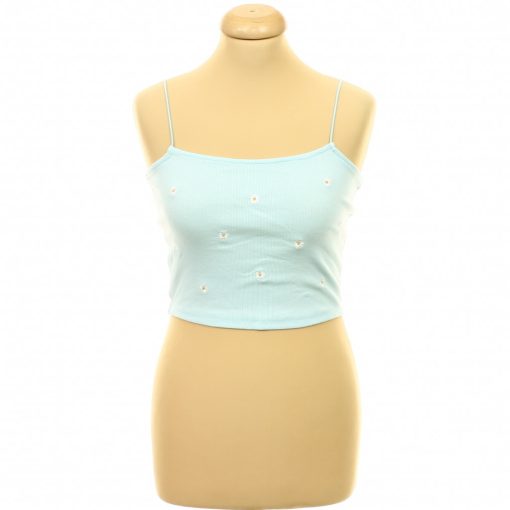 Primark hímzett kék top