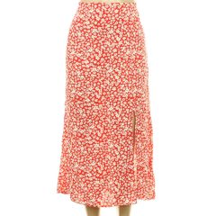 New Look virágmintás piros szoknya