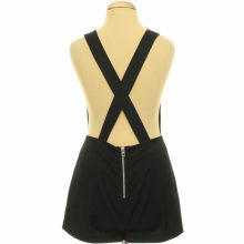 Divided fekete kantáros rövidnadrág