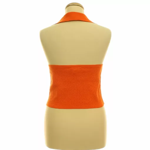 Primark narancssárga nyakpántos top