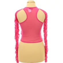 Asos ráncolt pink necc felső
