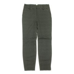 Papaya mintás fekete nadrág