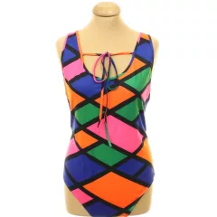 Shein színes mintás body