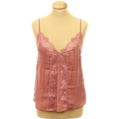 H&M csipkés rózsaszín felső