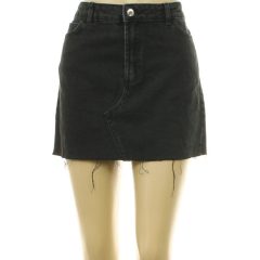 DenimCo fekete farmer miniszoknya