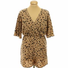 Shein mintás barna overál