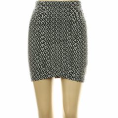 Inextenso mintás fekete szoknya