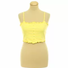Primark csíkos sárga top