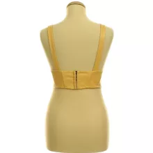 Zara műbőr top