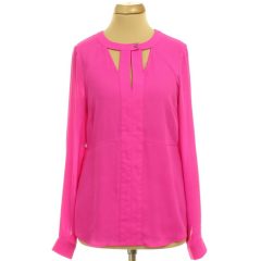 Warehouse pink roll-up ujjú blúz