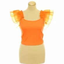 Shein narancssárga top