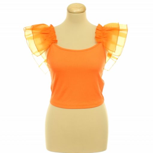 Shein narancssárga top