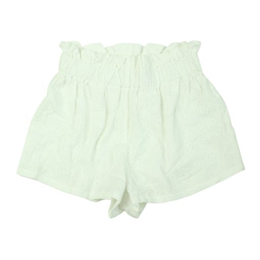 Shein madeirás fehér short