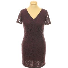 Dorothy Perkins bordó csipke ruha