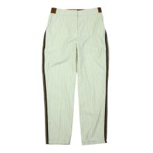 Camaieu csíkos krémszínű nadrág