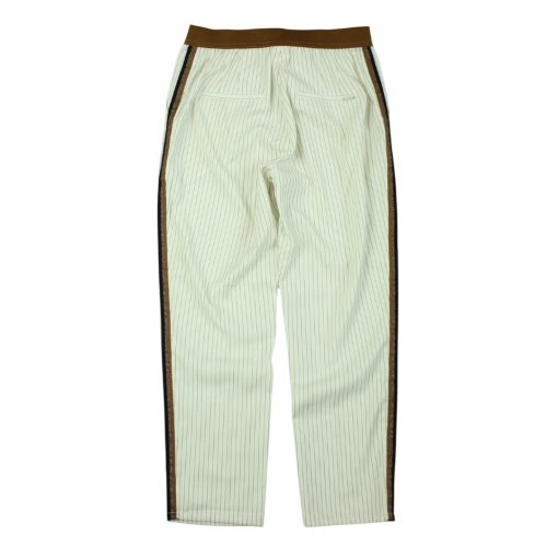 Camaieu csíkos krémszínű nadrág