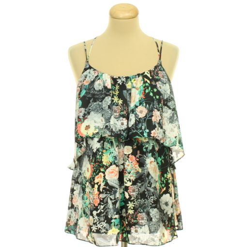 River Island virágmintás szatén felső