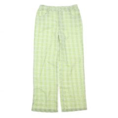 Shein kockás zöld nadrág