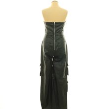 Pretty Little Thing műbőr cargo overál