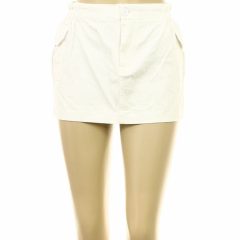 Pretty Little Thing fehér cargo szoknya