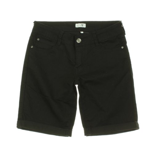 Hailys fekete sztreccs farmer short
