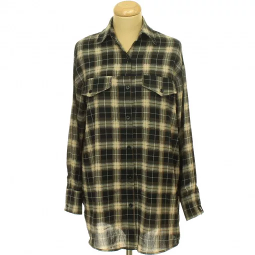 Pretty Little Thing kockás oversize ing