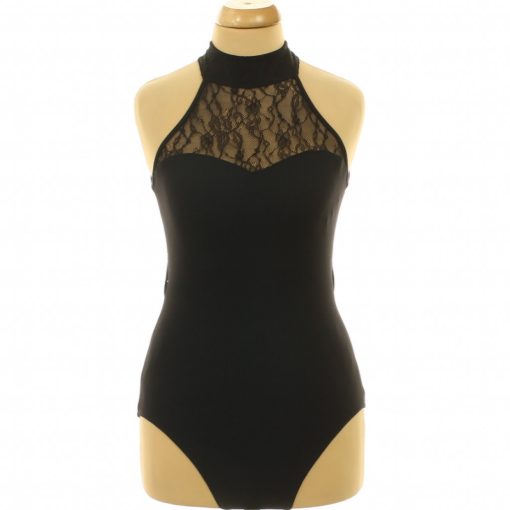 Bloch csipkés fekete body
