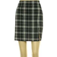 Shein kockás fekete szoknya