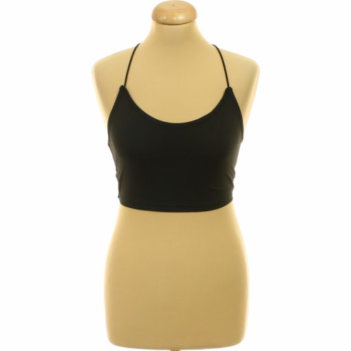 Shein fűzős fekete top